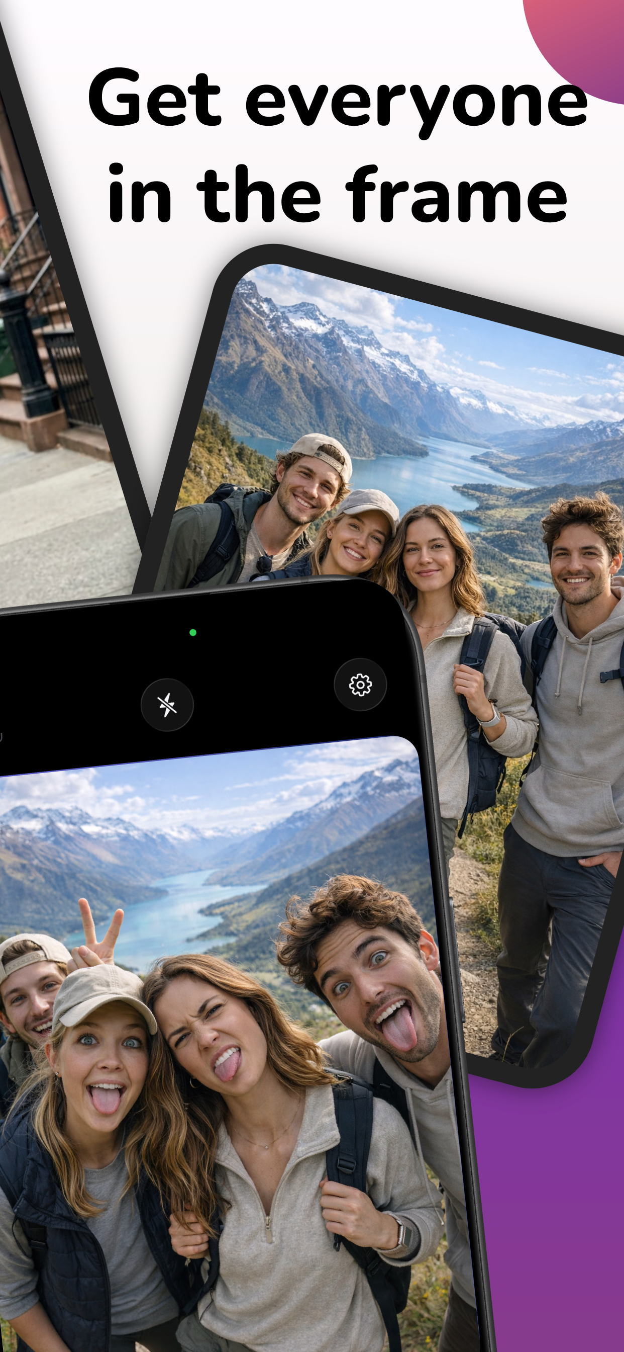 Get everyone in the frame